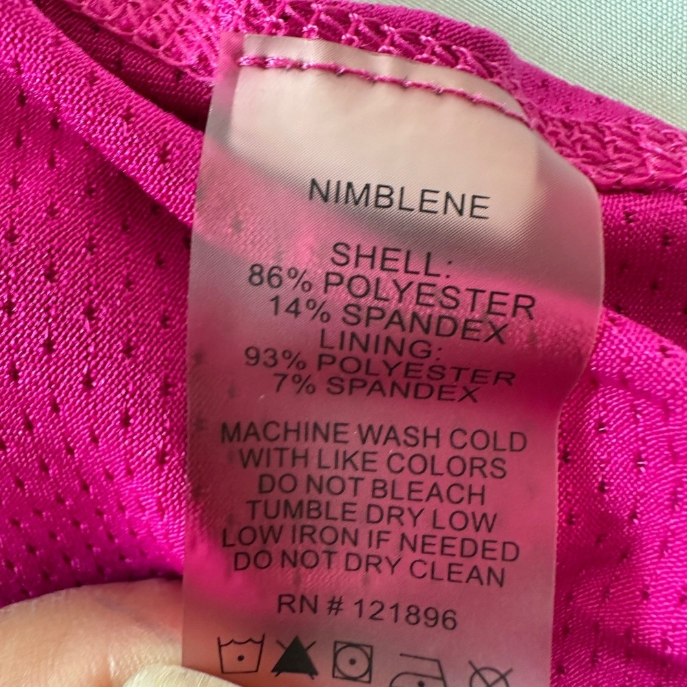 Title Nine Rogue Skort Womens 2 Pink Side Drawstrings Athletic Activewear Sporty - Picture 8 of 10